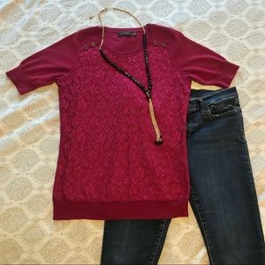 The Limited Lace Sweater